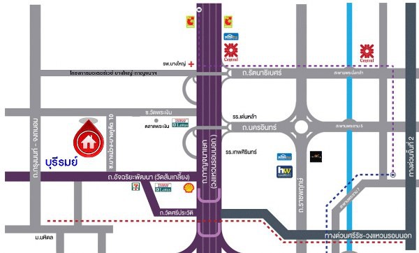 *****บ้านเดี่ยวมือสองนนทบุรี โครงการ บุรีรมย์ วงแหวนฯ-ปิ่นเกล้า (ซ.วัดพระเงิน) เนื้อที่ 53.00 ตร.ว. พื้นที่ใช้สอย 180 ตร.ม. ฟังก์ชัน 3 ห้องนอน 2 ห้องน้ำ 3 ที่จอดรถ บนทำเลดีในซอยวัดพระเงิน เชื่อมต่อ ถนนกาญจนาภิเษก ใกล้พลัสมอล์บางใหญ่ เซ็นทรัลเวสต์เกต รถไฟฟ้าสายสีม่วง "สถานีตลาดบางใหญ่" และทางด่วนศรีรัช!